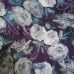 Purple Floral Chiffon  Dress Fabric