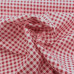 Red Gingham 100% Cotton 
