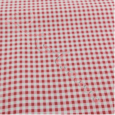 Red Gingham 100% Cotton 