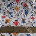 Robots on a White Background PolyCotton