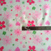 Pink Flowers & Hearts on Cream PolyCotton