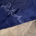 Navy Quilted Fabric 