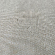 Cream Linen Mix Fabric