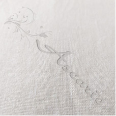 Ivory Linen Mix Fabric