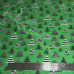 Christmas trees, on Green Polycotton Print