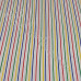 62cm Thin Multi Coloured Stripe  Polycotton