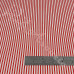 Narrow Red Coloured Stripe Polycotton