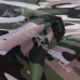 90cm Camo Green - Brown  PolyCotton