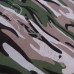 90cm Camo Green - Brown  PolyCotton