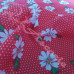 Daisy's on Red Pin Spot Polycotton