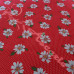 Daisy's on Red Pin Spot Polycotton