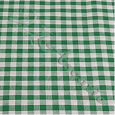 1/4" Emerald Gingham Polycotton 