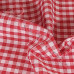 1/4" Red Gingham Polycotton 