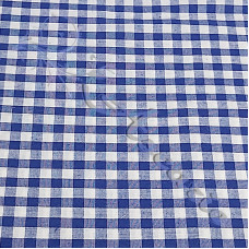 1/4" Royal Gingham Polycotton 