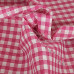 1/4" Cerise Gingham Polycotton 