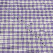 1/4" Lilac Gingham Polycotton 