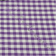 1/4" Purple Gingham Polycotton Purple