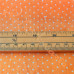 Pin Spot Orange Coloured Polycotton