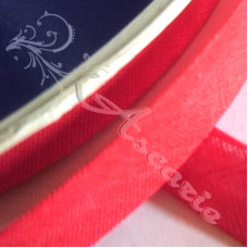 12mm Red Cotton Bias Binding