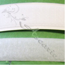 20mm White Hook & Loop Sew on Velcro