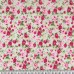 Small Roses on Mint Floral Polycotton Print
