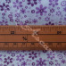Ditsy Purple Flowers on white  poly-cotton