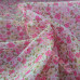 Ditsy Pink & Lemon flowers  poly-cotton