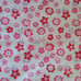 Ditsy Pink Flowers on white  poly-cotton