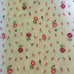Red Flowers on white poly-cotton