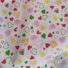 Hearts PolyCotton