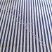 Narrow Royal Blue Coloured Stripe Polycotton