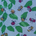 Ladybirds on Blue PolyCotton