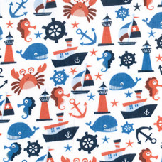 Nautical  Polycotton 