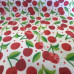 Cherries on White PolyCotton