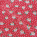 Ditsy Small Flower on Red Polycotton