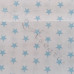 Pale Blue Stars on White Background