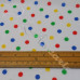 Pea Spot Multi Coloured Poly Cotton