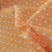 Pea Spot Orange Coloured Polycotton