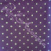 95cm Pea Spot Purple Coloured Polycotton