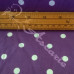 95cm Pea Spot Purple Coloured Polycotton